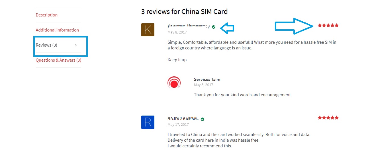 Online Product reviews and ratings