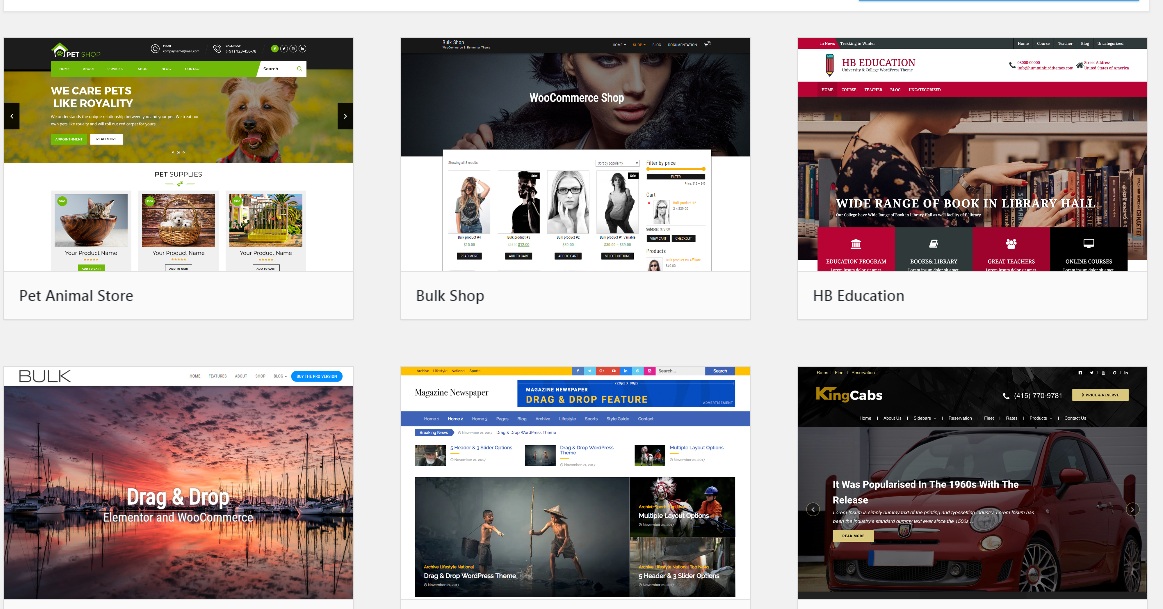 Woocommerce themes