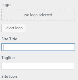 Add a logo, site title and tagline