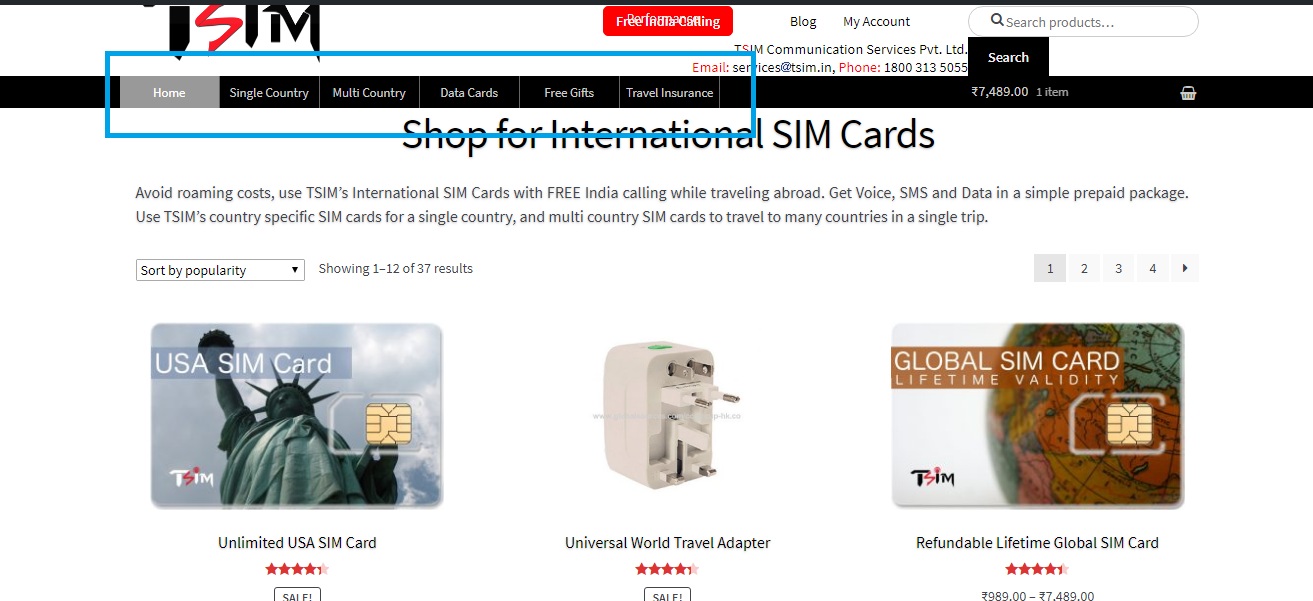 Product categories