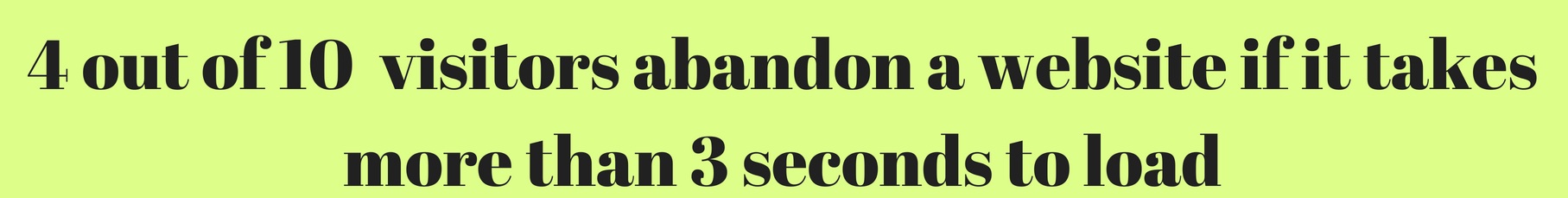 Website speed