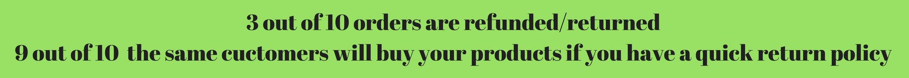 Offer quick refunds