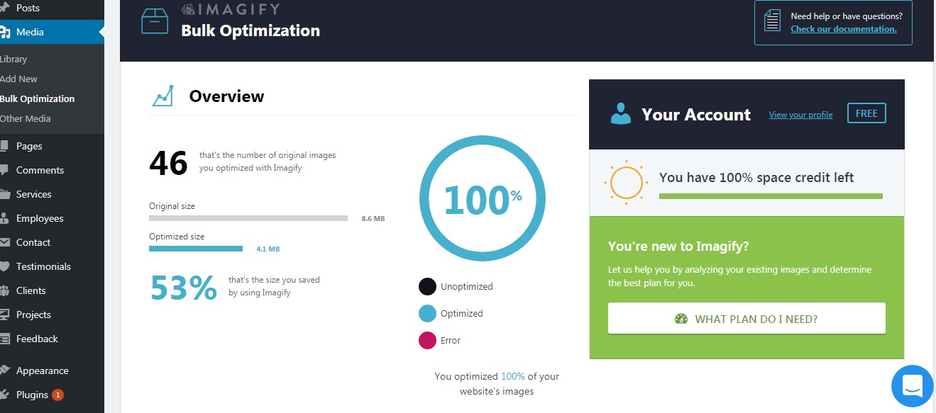Image optimization
