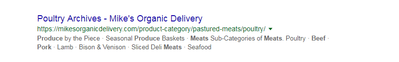 Category Title tag and description